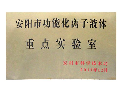 安陽(yáng)市功能化離子液體重點(diǎn)實(shí)驗室
